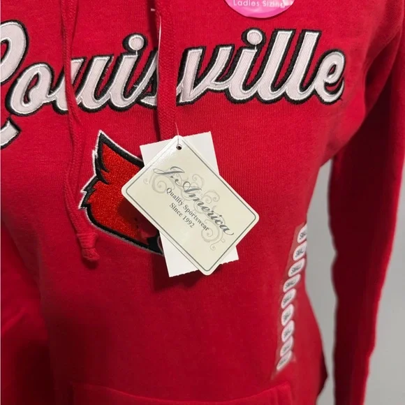 Red Louisville Hoodie - Picture 7 of 14